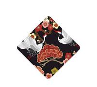 Phayah Square Car Air Fresheners Cards 4 Pcs Flying Birds Crane Heron Pattern Auto Aromatherapy Tablets Hanging Scented Card - Lavender Scent