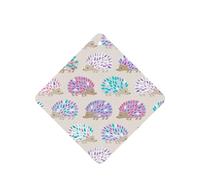 Phayah Square Car Air Fresheners Cards 4 Pcs Hedgehog Polkadot Pattern Auto Aromatherapy Tablets Hanging Scented Card - Lavender Scent