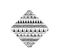 Phayah Square Car Air Fresheners Cards 4 Pcs Native American Patterns Pattern Auto Aromatherapy Tablets Hanging Scented Card - Lavender Scent