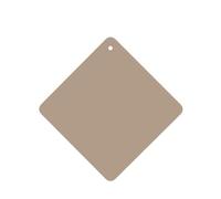 Phayah Square Car Air Fresheners Cards 4 Pcs Solid Color Light Brown Pattern Auto Aromatherapy Tablets Hanging Scented Card - Lavender Scent