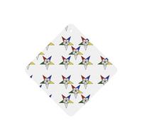 Phayah Square Car Air Fresheners Cards 4 Pcs Stars Eastern Stars Pattern Auto Aromatherapy Tablets Hanging Scented Card - Lavender Scent