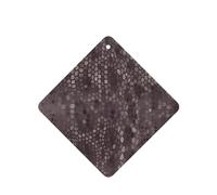 Phayah Square Car Air Fresheners Cards 6 Pcs Classic Snake Skin Pattern Aromatherapy Tablets Hanging Scented Card - Lavender Scent Eliminate Odor