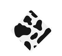 Phayah Square Car Air Fresheners Cards 6 Pcs Cow Spot Pattern Aromatherapy Tablets Hanging Scented Card - Lavender Scent Eliminate Odor