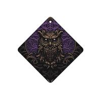 Phayah Square Car Air Fresheners Cards 6 Pcs Dark Lords Pattern Aromatherapy Tablets Hanging Scented Card - Lavender Scent Eliminate Odor