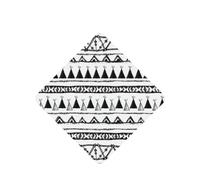 Phayah Square Car Air Fresheners Cards 6 Pcs Native American Patterns Pattern Aromatherapy Tablets Hanging Scented Card - Lavender Scent Eliminate Odor