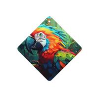 Phayah Square Car Air Fresheners Cards 6 Pcs Red-Headed Parrot Pattern Aromatherapy Tablets Hanging Scented Card - Lavender Scent Eliminate Odor