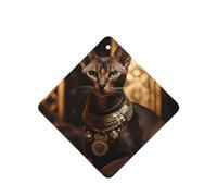 Phayah Square Car Air Fresheners Cards 6 Pcs Shorthair Cats Pattern Aromatherapy Tablets Hanging Scented Card - Lavender Scent Eliminate Odor