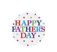 Phayah Stars And Happy Fathers Day Pattern Lavender Scent Car Air Freshener Round Shape Card Hanging Hanging Scented Card 6 Pcs For Cars Closet Drawer Eliminate