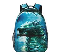 PHAYAH Strange Beast Head Pattern Casual Laptop Backpack For Men And Women For Boys And Girls Lightweight Back Pack