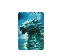 Phayah Strange Beast Head Pattern Lavender Scent Car Air Freshener Rectangle Card Hanging Hanging Scented Card 4 Pcs For Cars Closet Shoe