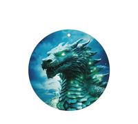 Phayah Strange Beast Head Pattern Lavender Scent Car Air Freshener Round Shape Card Hanging Hanging Scented Card 4 Pcs For Cars Closet Shoe