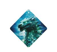 Phayah Strange Beast Head Pattern Lavender Scent Car Air Freshener Square Card Hanging Hanging Scented Card 6 Pcs For Cars Closet Shoe