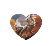 Phayah Strange Beasts Pattern Lavender Scent Car Air Freshener Heart Shape Card Hanging Hanging Scented Card 4 Pcs For Cars Closet Shoe