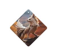 Phayah Strange Beasts Pattern Lavender Scent Car Air Freshener Square Card Hanging Hanging Scented Card 4 Pcs For Cars Closet Shoe