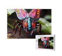 Phayah Strange Insects Puzzles 1000 Piece for Jigsaw Puzzle Wooden Puzzle Forfamily Friend Home Decor Wall Art 29.5 X 19.7 in