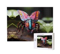 Phayah Strange Insects Puzzles 500 Piece for Jigsaw Puzzle Wooden Puzzle for Family Friend Home Decor Wall Art 20.4 X 15 in