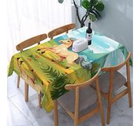 PHAYAH Sturdy Horse Pattern Rectangle Tablecloth 54 X 72 in Party Table Cover with for Restaurant, Picnic, Buffet Indoor Outdoor Dining