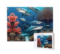 Phayah Submarine Shark Coral Puzzles for Adults 500 Pieces Children's Intelligence Development Toys 20.4 X 15in