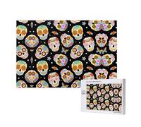 Phayah Sugar Skulls Butterfly Pattern Puzzle Unique Jigsaw Wall Art Picture For Home Decoration 1000 Pcs