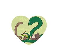 Phayah Sunflower Seeds Earthworm Snake Pattern Lavender Scent Car Aroma Heart Shape Hanging Fragrance Tablet Car Interior Fragrance Freshener 6p