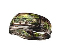 Phayah Sweatbands Finding A Place Of Purity Pattern Workout Sport Headbands Absorbing Headband Wide For Basketball Football Cycling Running Yoga