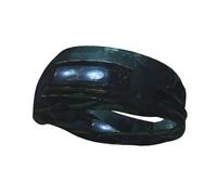 Phayah Sweatbands Magic Music Box Pattern Workout Sport Headbands Absorbing Headband Wide For Basketball Football Cycling Running Yoga