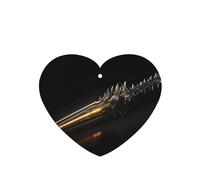 Phayah Sword Of Wonderful Soldier Pattern Lavender Scent Car Air Freshener Heart Shape Card Hanging Hanging Scented Card 4 Pcs For Cars Closet Drawer