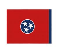 PHAYAH Tennessee State Flag Pattern Ultra-Soft Micro Blanket Flannel Blankets for Couch Sofa Bed Living Room Office Lunch Break 80"X60"