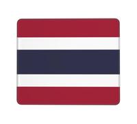 PHAYAH Thailand Flag Pattern Mouse Pad Waterproof Surface & Non-Slip Rubber Base with Stitched Edges Gaming Mouse Mat for Laptop 10 X 12 Inch