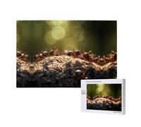 Phayah The Ant Gathering Jigsaw Puzzles for Adults 1000 Pieces.Home Decor Birthday Party for Men Women 29.5 X 19.7