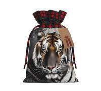 PHAYAH Tiger At Rest Christmas Gift Bag Drawstring Gift Bag For Birthdays, Anniversaries And Parties, Candy And Storage Bags