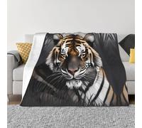 PHAYAH Tiger at Rest Pattern Ultra-Soft Micro Blanket Flannel Blankets for Couch Sofa Bed Living Room Office Lunch Break 80"X60"