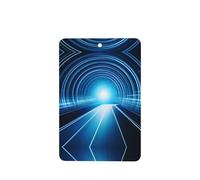 Phayah Time Light Tunnel Pattern Lavender Scent Car Air Freshener Rectangle Card Hanging Hanging Scented Card 4 Pcs For Cars Closet Drawer