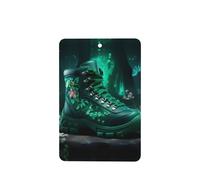 Phayah Traveling Magic Shoes Pattern Lavender Scent Car Air Freshener Rectangle Card Hanging Hanging Scented Card 6 Pcs For Cars Closet Drawer