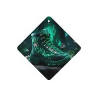 Phayah Traveling Magic Shoes Pattern Lavender Scent Car Air Freshener Square Card Hanging Hanging Scented Card 4 Pcs For Cars Closet Drawer