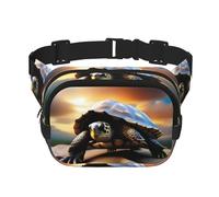 Phayah Turtle On A Boulder Men Women Hip Bum Bag With Adjustable Strap For Outdoors Workout Traveling Casual Running Hiking Cycling