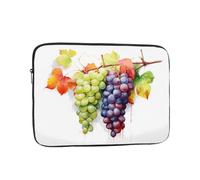 PHAYAH Two Bunches Of Grapes Patterned Laptop Sleeve Bag, 10-Inch Shockproof Laptop Sleeve, Slim Laptop Bag,...