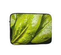 PHAYAH Two Vegetable Leaves Patterned Laptop Sleeve Bag, 10-Inch Shockproof Laptop Sleeve, Slim Laptop Bag,...