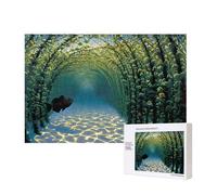 Phayah Undersea Arch Bridge Jigsaw Puzzles For Adults 300 Pieces.Home Decor Birthday Party For Men Women 15.7 X 11"