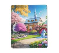 PHAYAH Unicorn Fairy Tale Pattern Mouse Pads, Portable Wireless Mouse Pad, Non-Slip Rubber Base Laptop Mousepad Smooth Surface for Office & Travel 7 X 8.6 in