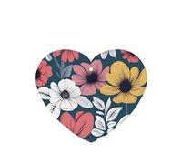 Phayah Various Flower Colors Pattern Lavender Scent Car Air Freshener Heart Shape Card Hanging Hanging Scented Card 6 Pcs For Cars Closet Shoe