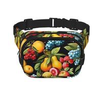 Phayah Various Fruits Men Women Hip Bum Bag With Adjustable Strap For Outdoors Workout Traveling Casual Running Hiking Cycling