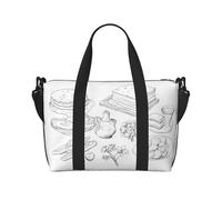Phayah Vegetables And Pasta Weekender Bags For Women, Travel Duffel Bag Overnight Weekend Bag Sports Gym Tote Bag Crossbody Bag