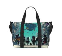 Phayah Werewolf On The Street Weekender Bags For Women, Travel Duffel Bag Overnight Weekend Bag Sports Gym Tote Bag Crossbody Bag