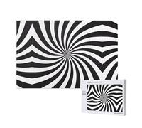 Phayah White Black Swirl Design Pattern Puzzle Unique Jigsaw Wall Art Picture For Home Decoration 1000 Pcs