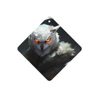 Phayah White Owl Pattern Lavender Scent Car Air Freshener Square Card Hanging Hanging Scented Card 4 Pcs For Cars Closet Drawer
