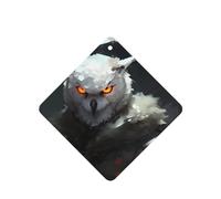 Phayah White Owl Pattern Lavender Scent Car Air Freshener Square Card Hanging Hanging Scented Card 6 Pcs For Cars Closet Drawer