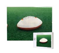 Phayah White Rugby Ball Puzzles for Adults 500 Pieces Children's Intelligence Development Toys 20.4 X 15in