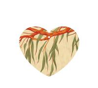 Phayah Willow Tree Leaves Pattern Lavender Scent Car Air Freshener Heart Shape Card Hanging Hanging Scented Card 6 Pcs For Cars Closet Drawer