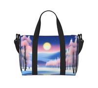 Phayah Winter Solstice Landscape Weekender Bags For Women, Travel Duffel Bag Overnight Weekend Bag Sports Gym Tote Bag Crossbody Bag